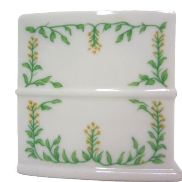 Lenox Spice Village Mustard BOTTOM ONLY Spice Jar Lid Cottage House Ceramic - Picture 4 of 6